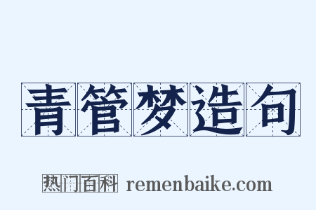 青管梦造句是什么意思的图片